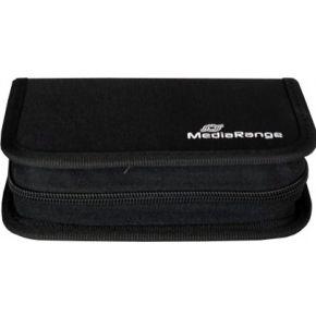MediaRange BOX98 geheugenkaartdoosje 3 kaarten Nylon Zwart