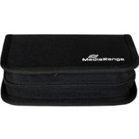 MediaRange BOX98 geheugenkaartdoosje 3 kaarten Nylon Zwart - thumbnail