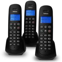 PDX-300 Profoon DECT Telefoon Triple Black - thumbnail