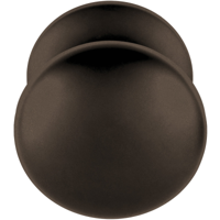 Formani Basics LB65V voordeurknop vast op rozet - brons - thumbnail