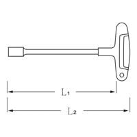 Stahlwille t-dopschroevendraaier 9mm (u) - thumbnail
