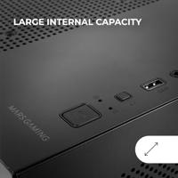 Mars Gaming MC-3TLITE Mini Tower Zwart - thumbnail