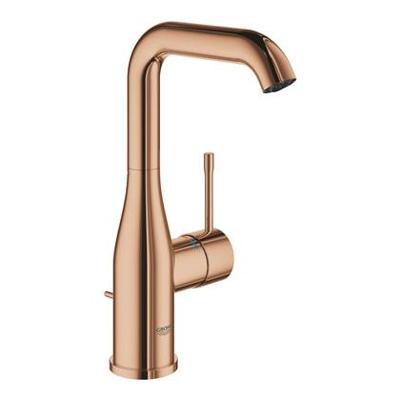 GROHE Essence New Wastafelkraan Opbouw - uitloop 12.7cm - L-size - hoge draaibare uitloop - waste - EcoJoy - warm sunset 32628DA1