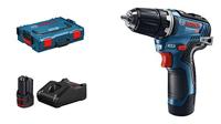 Bosch Professional Bosch GSR 12V-35 Professional - Bohrer/Schrauber 06019H8002 Accu-schroefboormachine 12 V Li-ion Incl. 2 accus, Incl. koffer - thumbnail