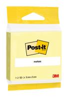 Post-it Notes, 100 vel, ft 76 x 76 mm, geel, op blister - thumbnail