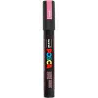 Uni-Posca Posca marker, afm pc-5m, lijndikte 2,5 mm, medium, metallic pink, 1 stuk - thumbnail