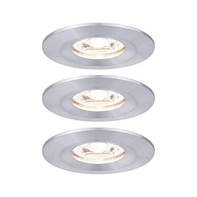Paulmann 94305 EBL Nova mini Coin LED-inbouwlamp Set van 3 stuks LED LED vast ingebouwd 4 W Aluminium Paulmann 94305 EBL Nova mini Coin LED-inbouwlamp Set van 3 stuks LED LED vast ingebouwd 4 W Aluminium