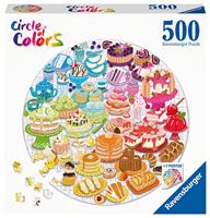 Ravensburger Legpuzzel rond circle of colors desserts pastries, 500st. - thumbnail