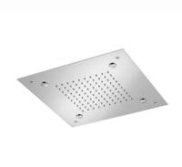 Hoofddouche Hotbath Mate Inbouw Met Mist Vierkant 38x38 cm Geborsteld Nikkel - thumbnail