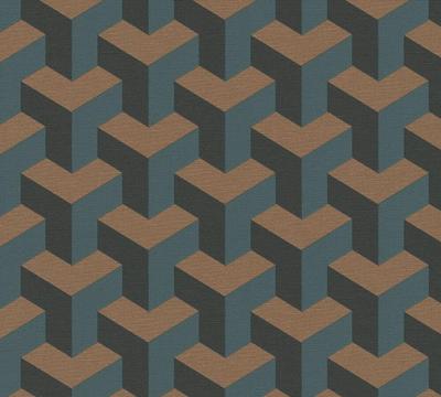 Livingwalls Daniel Hechter 7 - Blauw - Strukturen - 781502