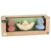 Jipy Bioplastic Set 2 Badeendjes En 1 Bootje - thumbnail