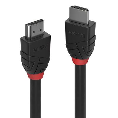 LINDY HDMI Aansluitkabel HDMI-A-stekker, HDMI-A-stekker 0.50 m Zwart 36470 4K UHD HDMI-kabel