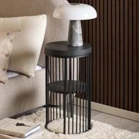 Bendt Rond Nachtkastje 'Esme' Marmerlook, 35cm - thumbnail