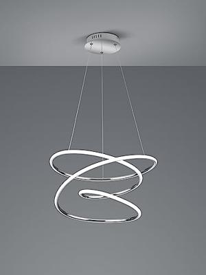 Trio Led hanglampBologna chroom - R37051106