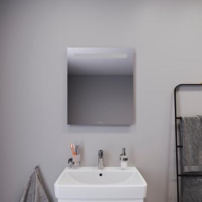 Spiegel Duravit No.1 Met Horizontale LED Verlichting 60x3.5x70 cm Mat Wit Duravit Spiegel Duravit No.1 Met Horizontale LED Verlichting 60x3.5x70 cm Mat Wit Duravit