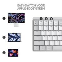 Logitech MX Mechanical Mini Mac toetsenbord Draadloos Wit - thumbnail