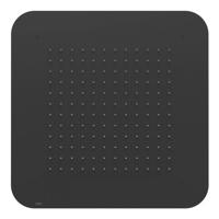 Hoofddouche Tres Plafond 42x42 cm Vierkant Patroon Ronde Hoeken Mat Zwart Tres - thumbnail