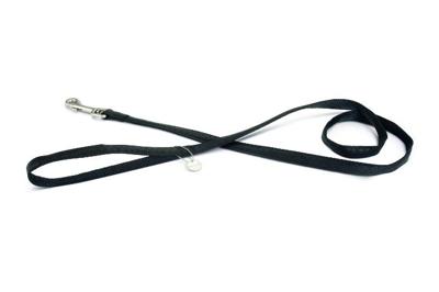 Hondenriem Mac Leather 120cm x 15mm zwart Hondenriem Mac Leather 120cm x 15mm zwart