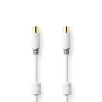 Coaxkabel 100 dB | IEC (coax) male - IEC (coax) female | 2,0 m | Wit - thumbnail