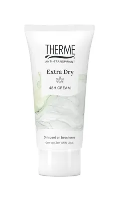 Therme Anti-Transpirant Extra Dry 48h Cream - Zen White Lotus