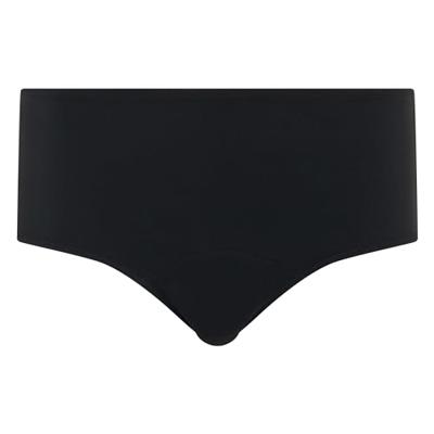 Menstruatie taille slip dames - Life Essential - Naadloze incontinentie slip - incontinentie broekjes - 40 - Zwart | Dames slip - Onderbroek -