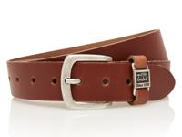 Timbelt Leren Riem 4 cm Cognac | Maat 85 - thumbnail