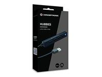Conceptronic HUBBIES05B HUBBIES05B USB-hub 4 poorten USB-A USB 2.0 480 MBit/s Zwart - thumbnail