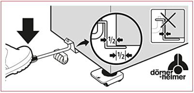 dörner + helmer 290676 L-POTH 125KA-ST-FA Transportroller Laadvermogen (max.): 150 kg