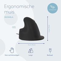 R-Go Tools HE Mouse, Rechtshandig muis - thumbnail