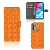 Motorola Moto G60s | Telefoon Hoesje | Batik Oranje - thumbnail