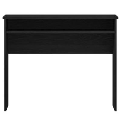 Bureau 90x50x74 cm bewerkt hout zwart eikenkleur