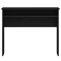 Bureau 90x50x74 cm bewerkt hout zwart eikenkleur - thumbnail