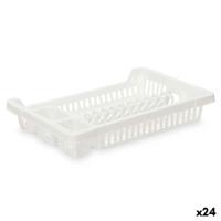 Afdruiprek voor Keukengootsteen Kinvara 2601407-2 2601407-2 Wit Plastic 42,5 x 7 x 29,5 cm (24 Stuks) - thumbnail