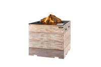 Cocoon vuurtafel nice&nasty hoog vierkant zwart - thumbnail