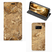 Samsung Galaxy S8 Standcase Marmer Creme - thumbnail