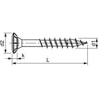 Spax FEX-H T-star kozijnschroef vz pk 4.0x30mm T15 - thumbnail