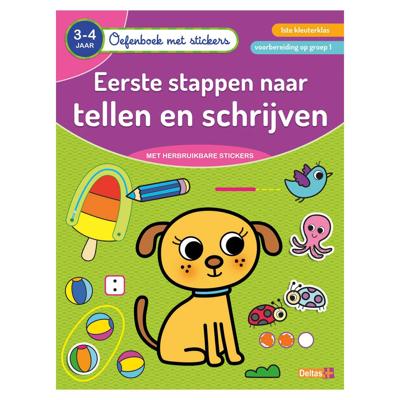 Deltas Oefenboek Eerste stappen naar tellen en schrijven Deltas Oefenboek Eerste stappen naar tellen en schrijven