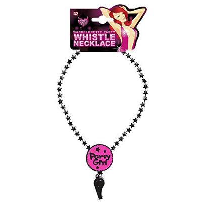 Ketting met fluitje partygirl