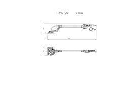 Metabo LSV 5-225 schuurmachine voor het schuren van grote vlakken - 600103000
