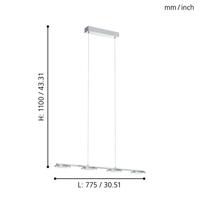 Eglo Moderne HanglampCartama rond - 94245 - thumbnail