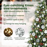 VidaXL Kunstmatige inklapbare kerstboom groen 120 cm pe en pvc - thumbnail