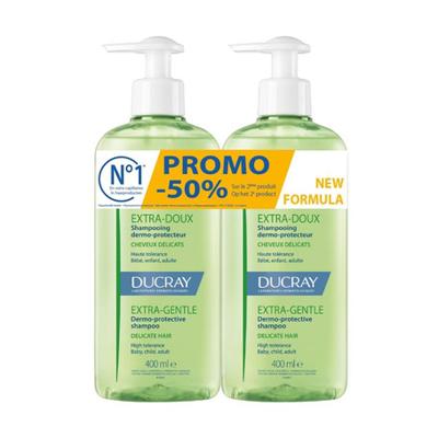 Ducray Extra Zachte Shampoo Promo 2x400ml Ducray Extra Zachte Shampoo Promo 2x400ml
