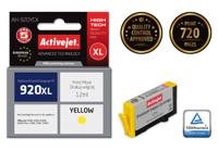 Activejet AH-920YCX inkt (vervanging HP 920XL CD974AE; Premium; 12 ml; geel) - thumbnail