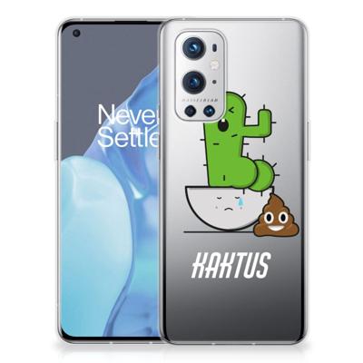 OnePlus 9 Pro Telefoonhoesje met Naam Cactus Poo