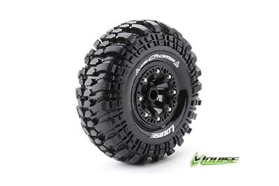 Louise CR-CHAMP Banden Set - Super Soft - 2.2" Velgen Zwart - Hex 12mm