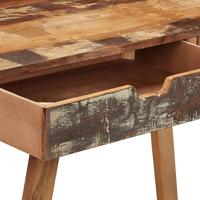 Bureau massief gerecycled hout - thumbnail