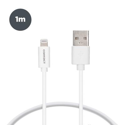 Kabel USB naar Lightning Contact (1 m) Wit