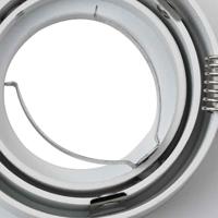 VidaXL Spotje 12 pcs wit 9 x 9 x 2 cm aluminium - thumbnail