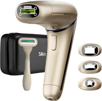 SILK'N 7 pulserende licht-epilator - Dubbele lamp met roterende kop - 600.000 flitsen - 3 zonepunten - thumbnail