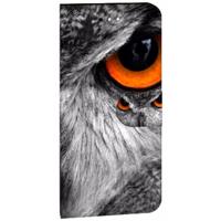 Apple iPhone 7 Plus | 8 Plus | Telefoonhoesje | Met pasjeshouder | Uil - thumbnail